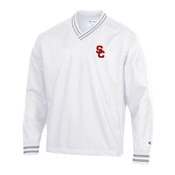 USC Trojans Men's Champion White SC Interlock Super Fan Scout Jacket